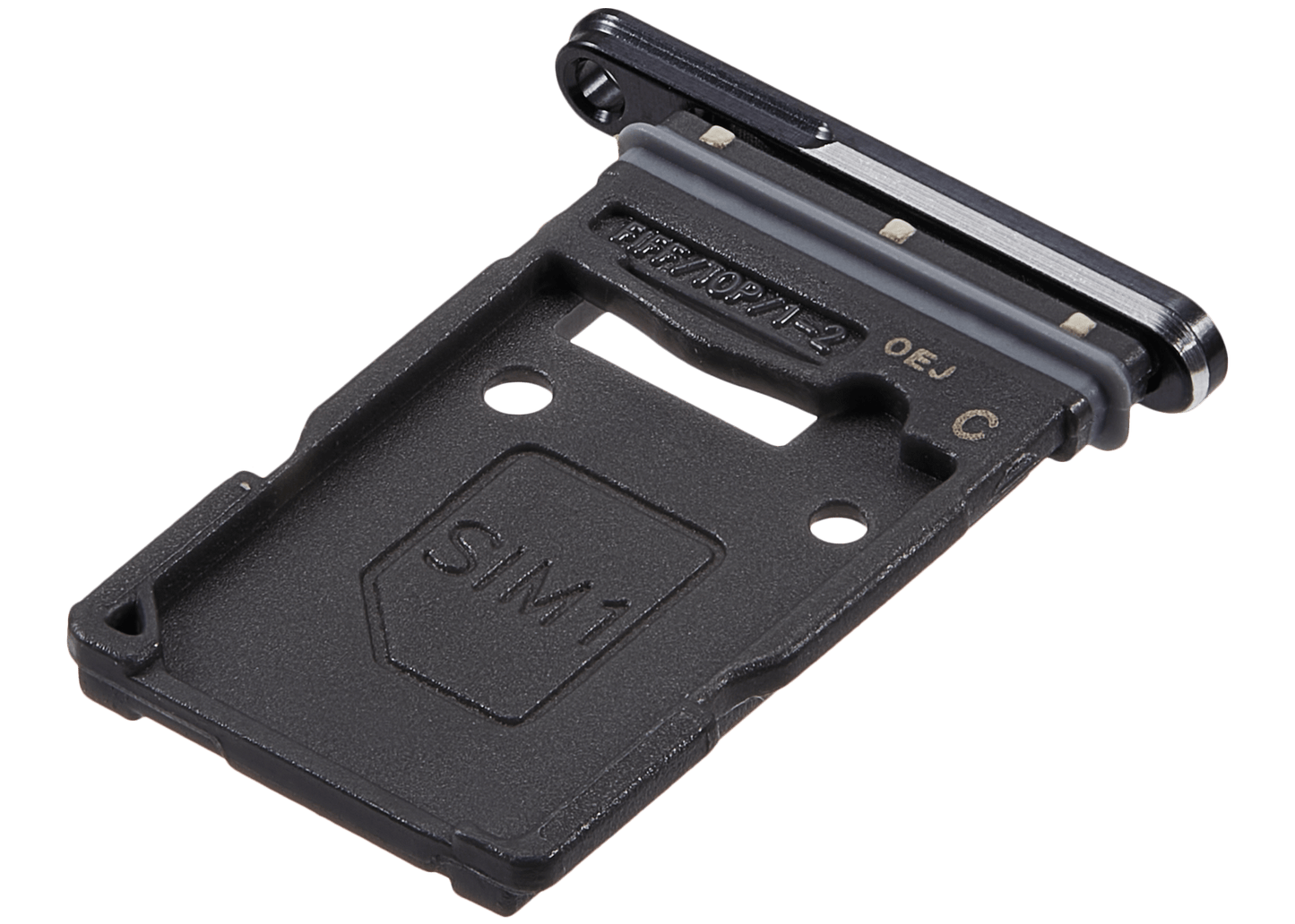 Single Sim Card Tray For Samsung Galaxy Z Fold 7 (F966) (Premium) (Jet Black)
