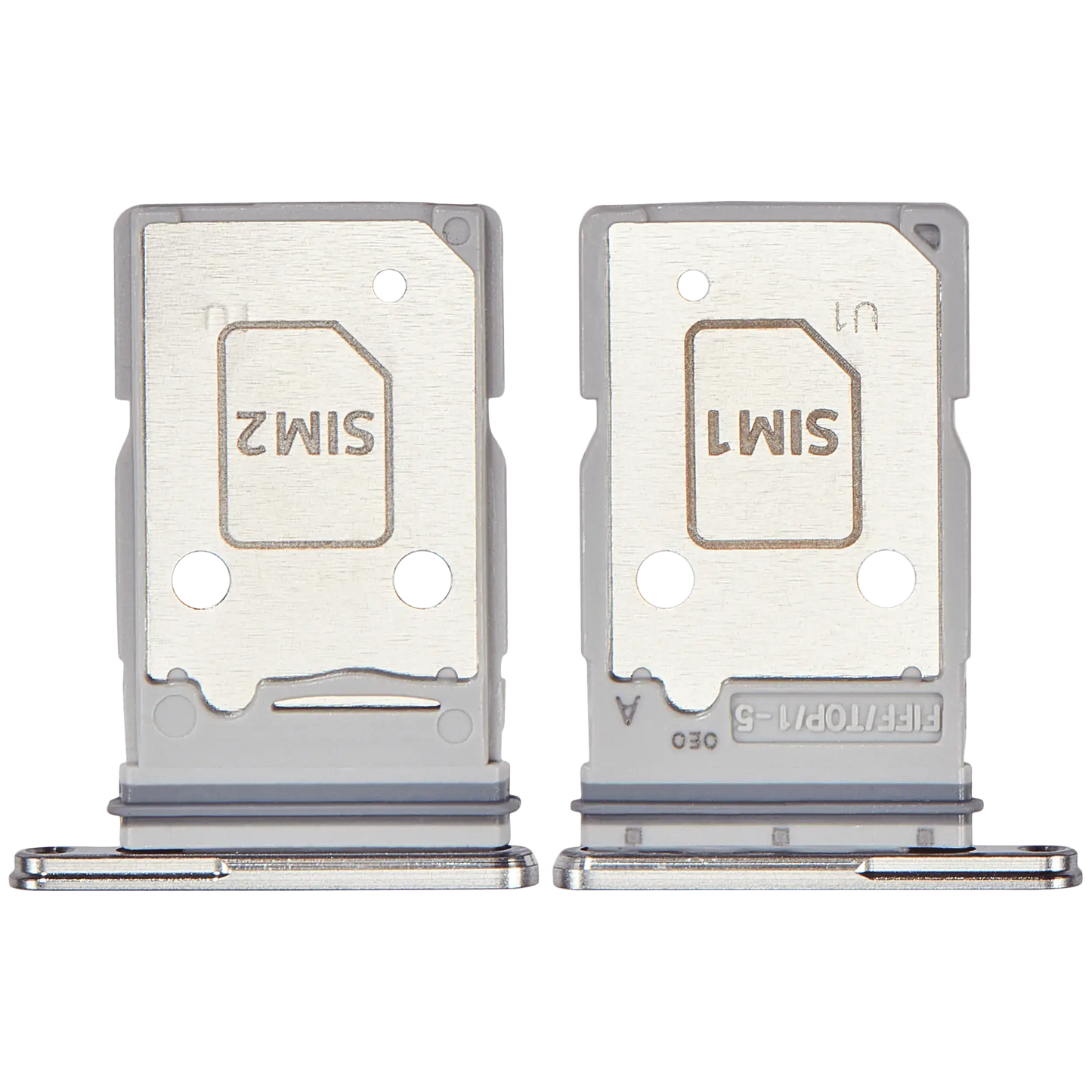 Dual Sim Card Tray For Samsung Galaxy Z Fold 7 (F966) (Premium) (Silver Shadow)