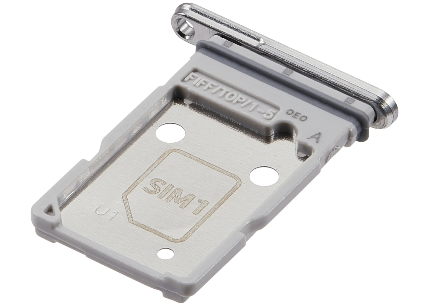 Dual Sim Card Tray For Samsung Galaxy Z Fold 7 (F966) (Premium) (Silver Shadow)