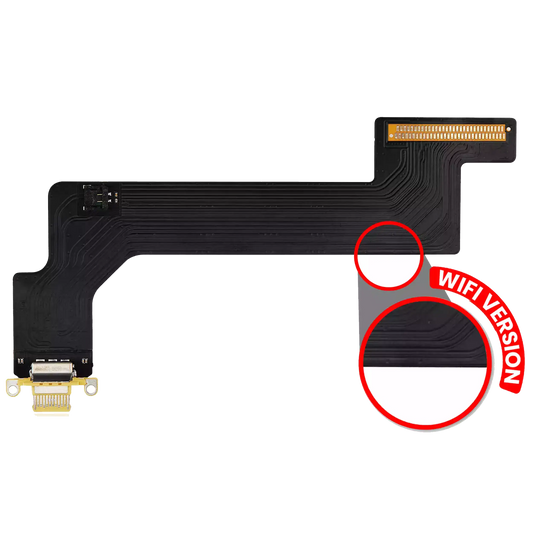 Charging Port Flex Cable For iPad 10 (2022) (WiFi Only) (Aftermarket Plus) (Yellow)