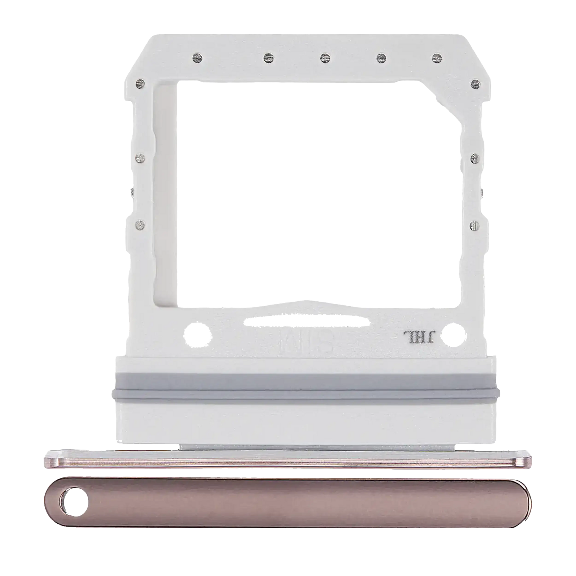 Single Sim Card Tray For Samsung Galaxy Z Flip 4G (F700) / Z Flip 5G (F707) (Mystic Bronze) - Main View