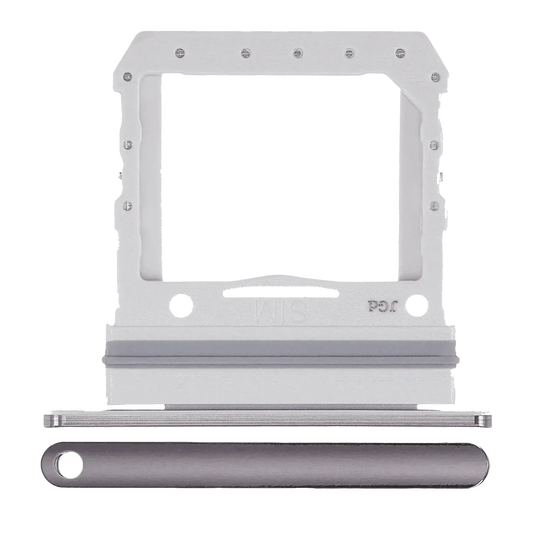 Single Sim Card Tray For Samsung Galaxy Z Flip 4G (F700) / Z Flip 5G (F707) (Mystic Gray) - Main View