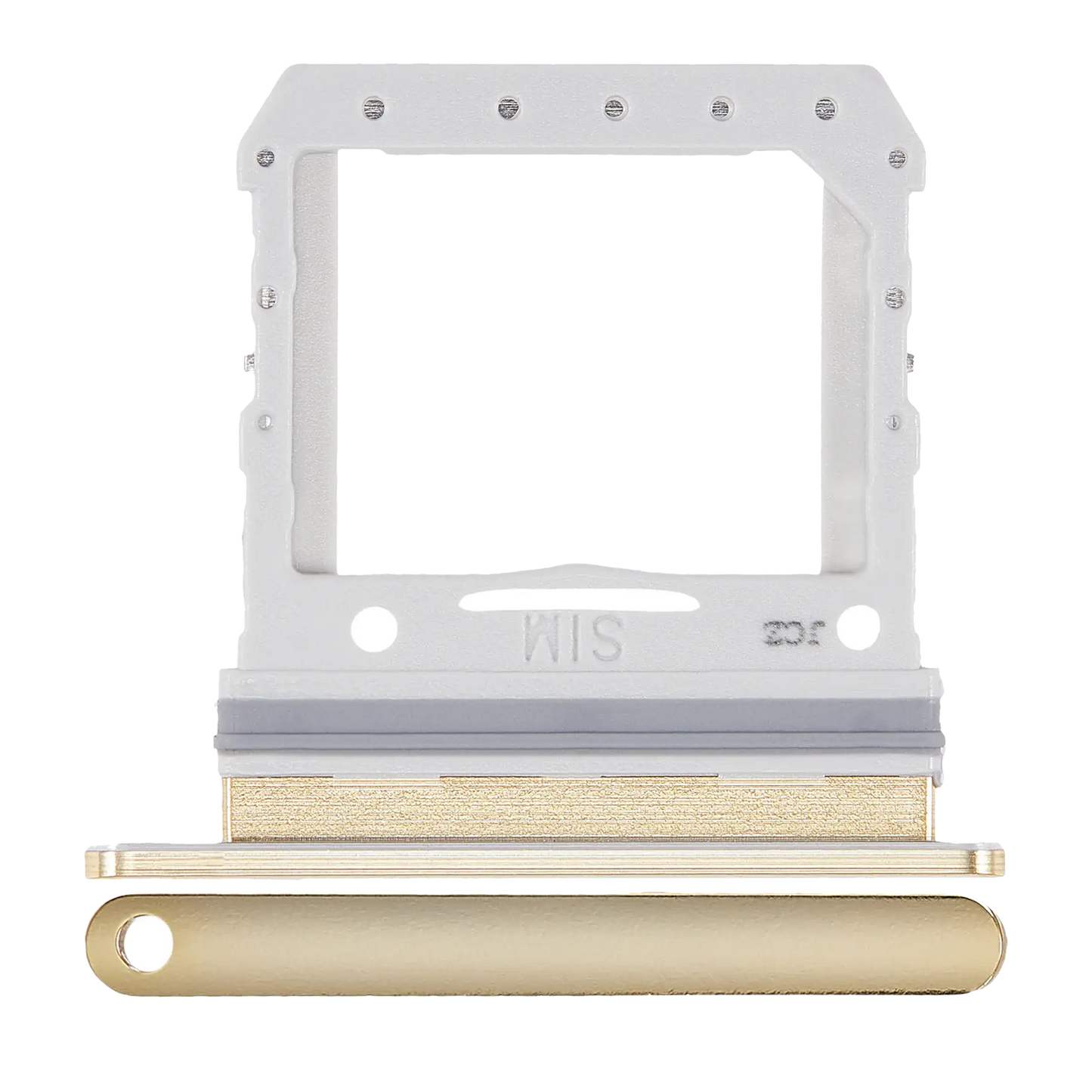 Single Sim Card Tray For Samsung Galaxy Z Flip 4G (F700) / Z Flip 5G (F707) (Mirror Gold) - Main View