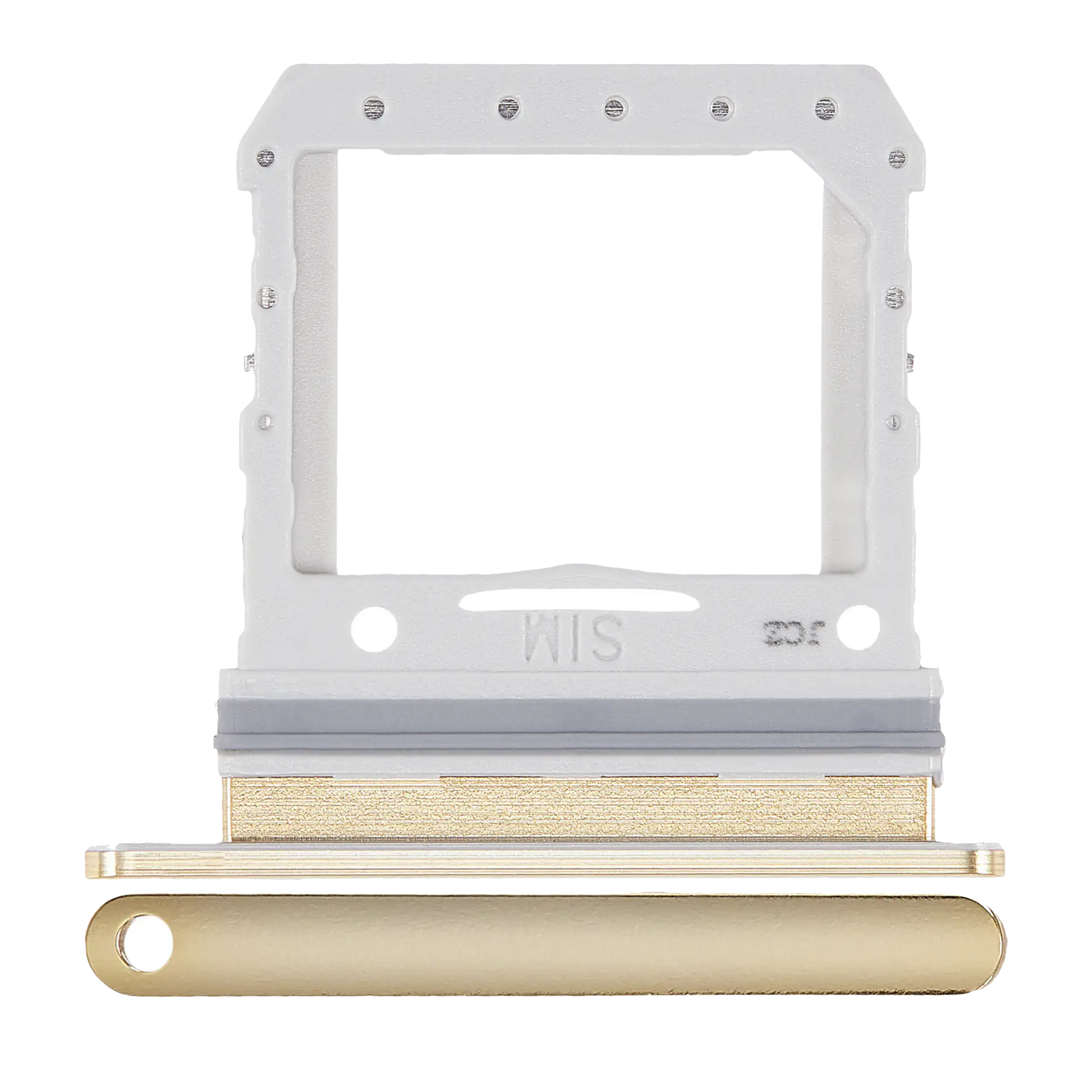 Single Sim Card Tray For Samsung Galaxy Z Flip 4G (F700) / Z Flip 5G (F707) (Mirror Gold) - Main View