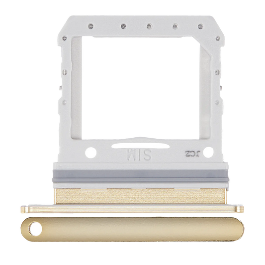 Single Sim Card Tray For Samsung Galaxy Z Flip 4G (F700) / Z Flip 5G (F707) (Mirror Gold) - Main View
