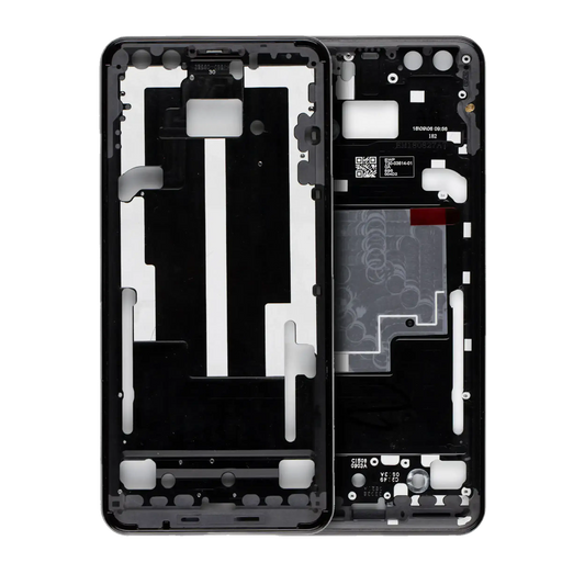 Mid-Frame Housing For Google Pixel 3 (Black) - replacement part product view