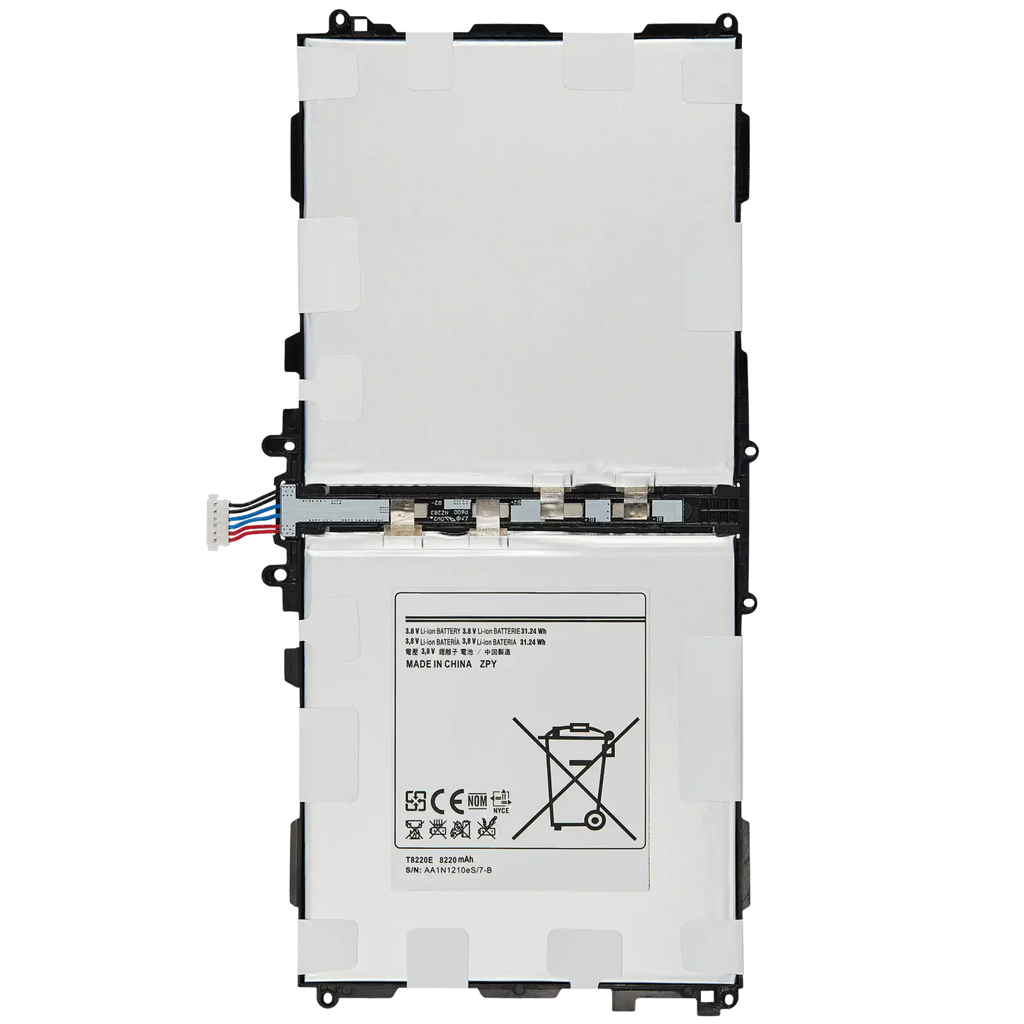 Replacement Battery For Samsung Galaxy Tab Pro 10.1" (T520 / T525) (2014) / Note 10.1" (P600 / P601 / P605) (2014) (T8220E) Samsung Galaxy Tab replacement part image 1