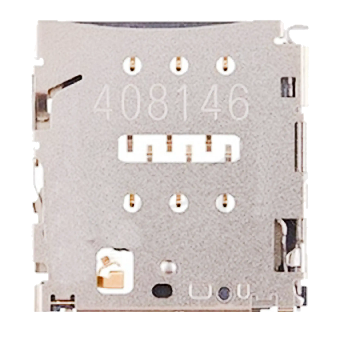 SIM Card Reader for Motorola Droid Turbo (XT1254 / 2014) Soldering Required - replacement component front view, SKU 107082030820, image 1