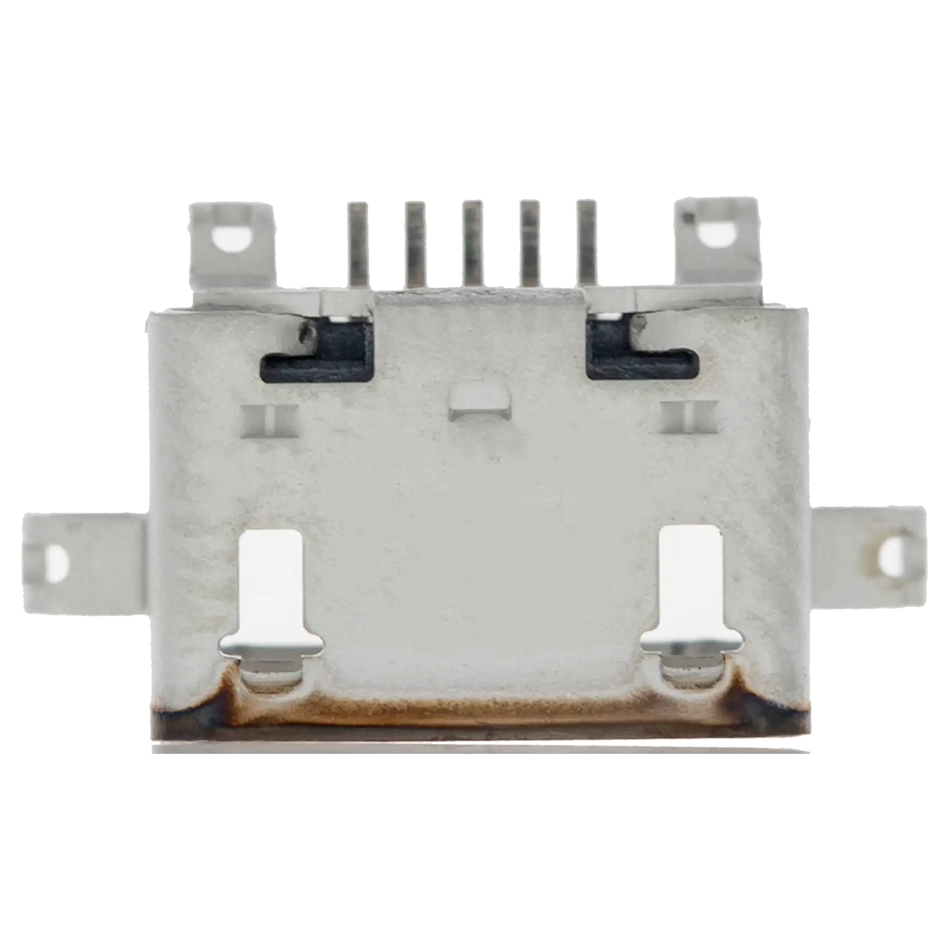 Charging Port for Motorola Droid Maxx 2 (XT1565 / 2015) Soldering Required - replacement component front view, SKU 107082036921, image 1