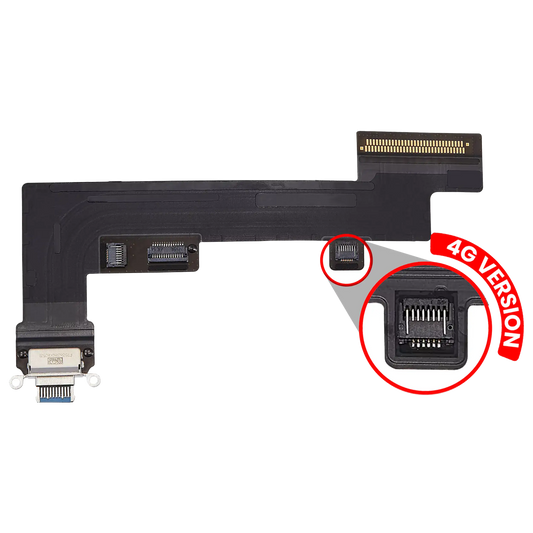 Charging Port Flex Cable For iPad Air 5 (Cellular) (Premium) (Blue)