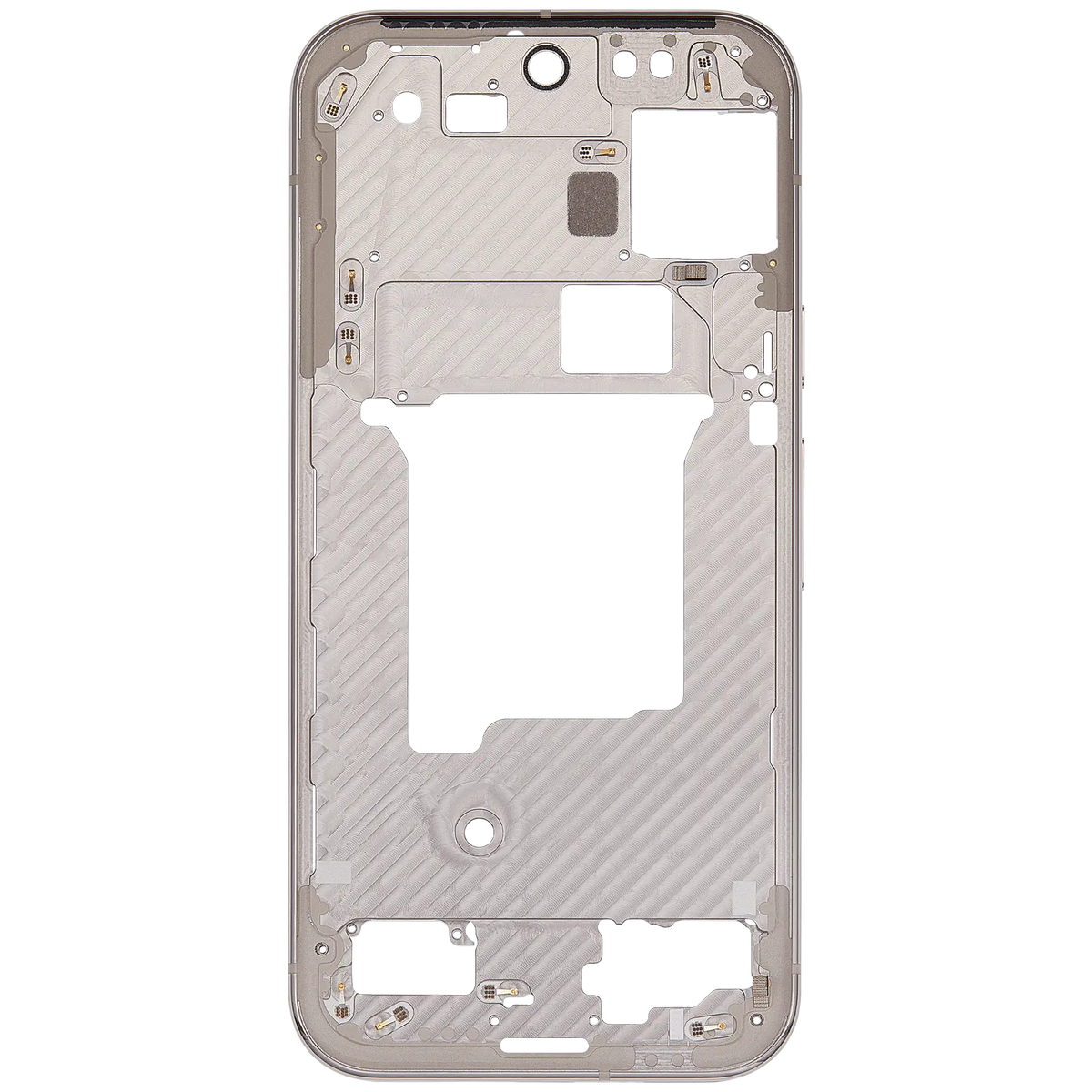 Mid-Frame Housing For Google Pixel 9 Pro (US Version) (Porcelain) - phone repair component product image