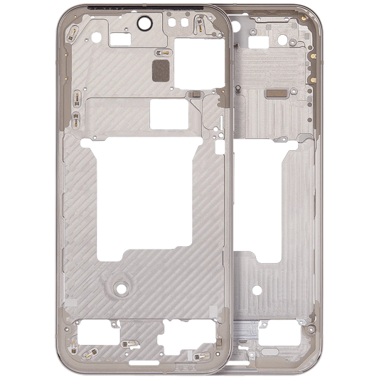 Mid-Frame Housing For Google Pixel 9 Pro (US Version) (Porcelain) - replacement part product view