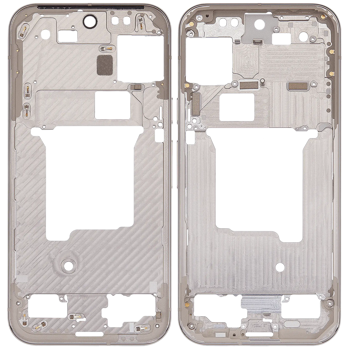 Mid-Frame Housing For Google Pixel 9 Pro (US Version) (Porcelain) - replacement part secondary detail