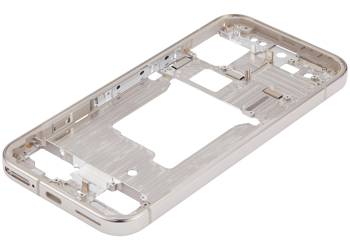 Mid-Frame Housing For Google Pixel 9 Pro (US Version) (Porcelain) - repair component alternate view