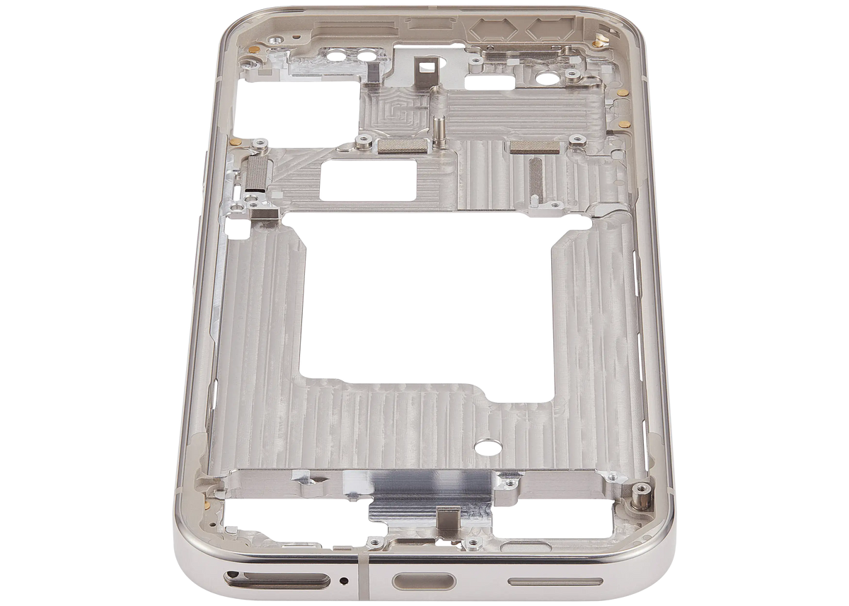 Mid-Frame Housing For Google Pixel 9 Pro (US Version) (Porcelain) - replacement component detail view