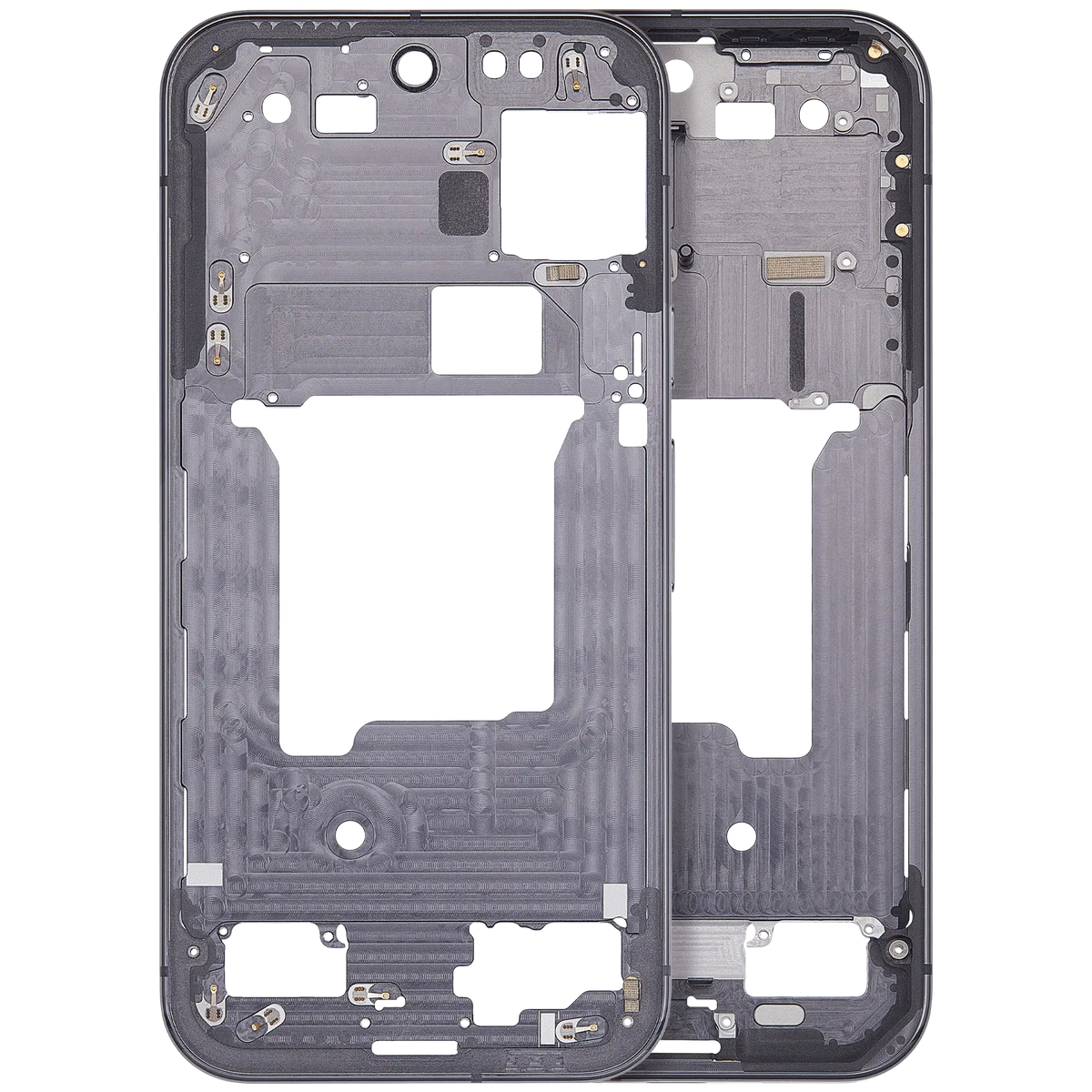 Mid-Frame Housing For Google Pixel 9 Pro (US Version) (Obsidian) - replacement part product view