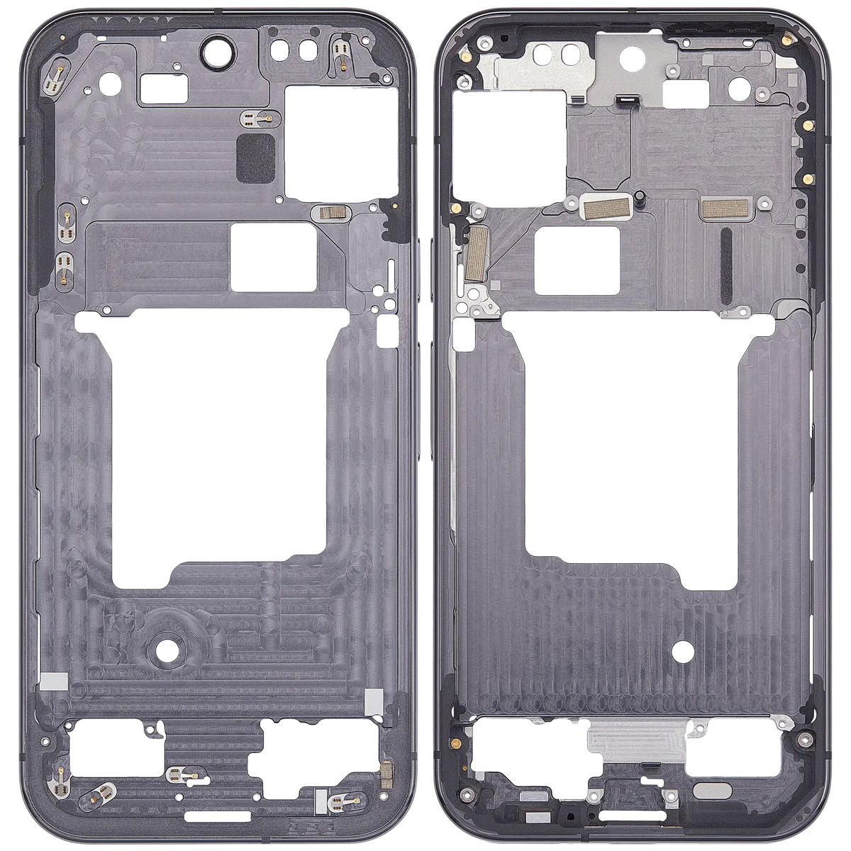 Mid-Frame Housing For Google Pixel 9 Pro (US Version) (Obsidian) - replacement part secondary detail