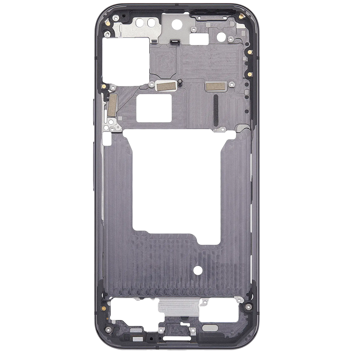 Mid-Frame Housing For Google Pixel 9 Pro (US Version) (Obsidian) - replacement part product view 9