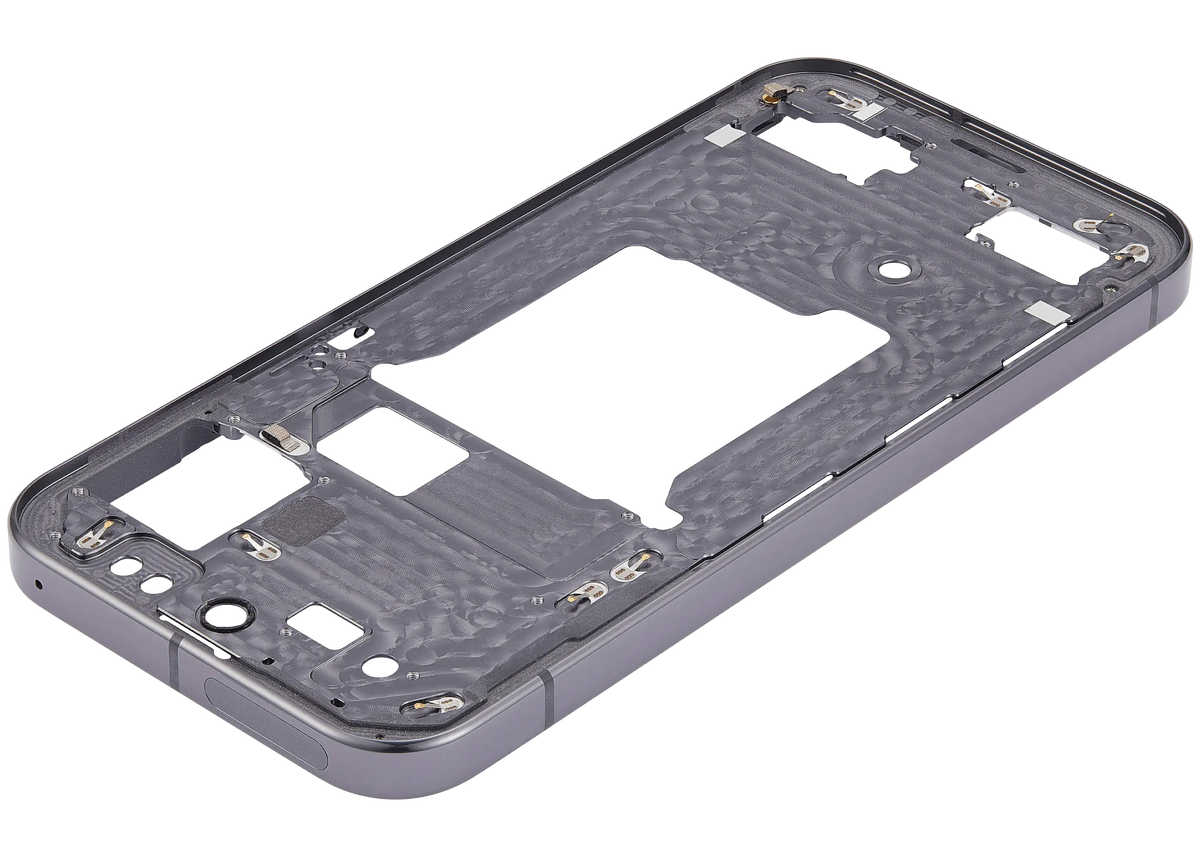 Mid-Frame Housing For Google Pixel 9 Pro (US Version) (Obsidian) - replacement part product view 10