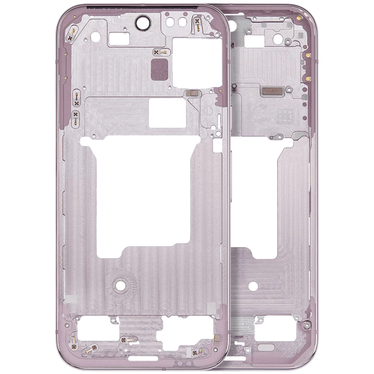 Mid-Frame Housing For Google Pixel 9 Pro (US Version) (Rose Quartz) - replacement part product view