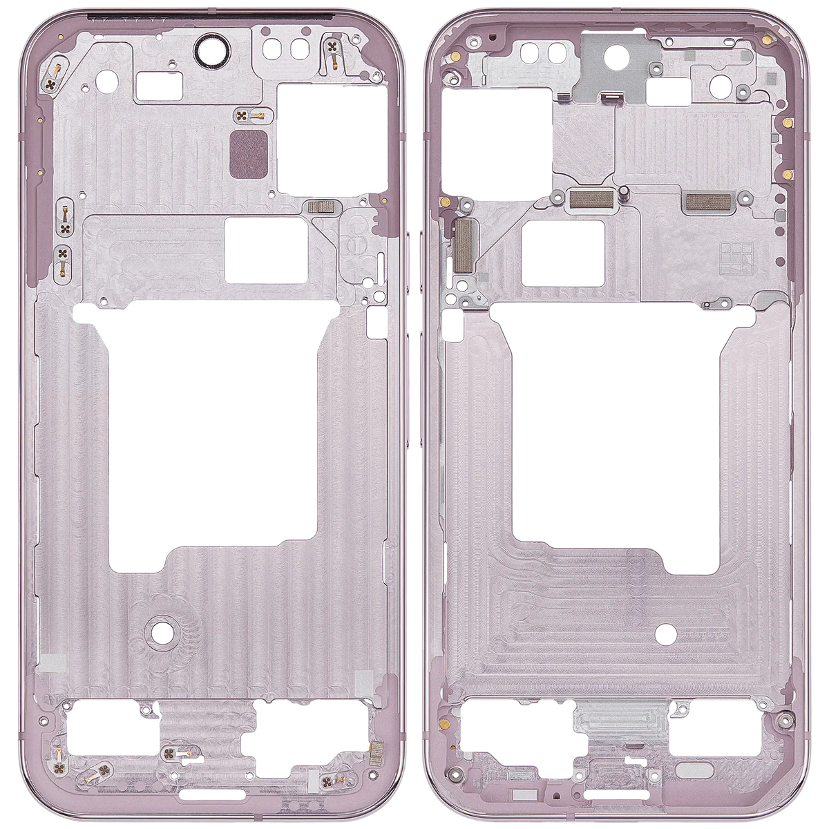 Mid-Frame Housing For Google Pixel 9 Pro (US Version) (Rose Quartz) - replacement part secondary detail