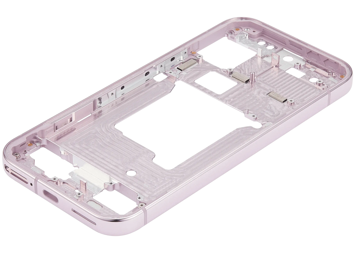 Mid-Frame Housing For Google Pixel 9 Pro (US Version) (Rose Quartz) - repair component alternate view