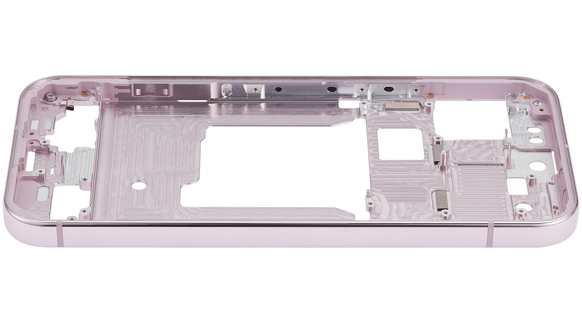 Mid-Frame Housing For Google Pixel 9 Pro (US Version) (Rose Quartz) - replacement part additional angle