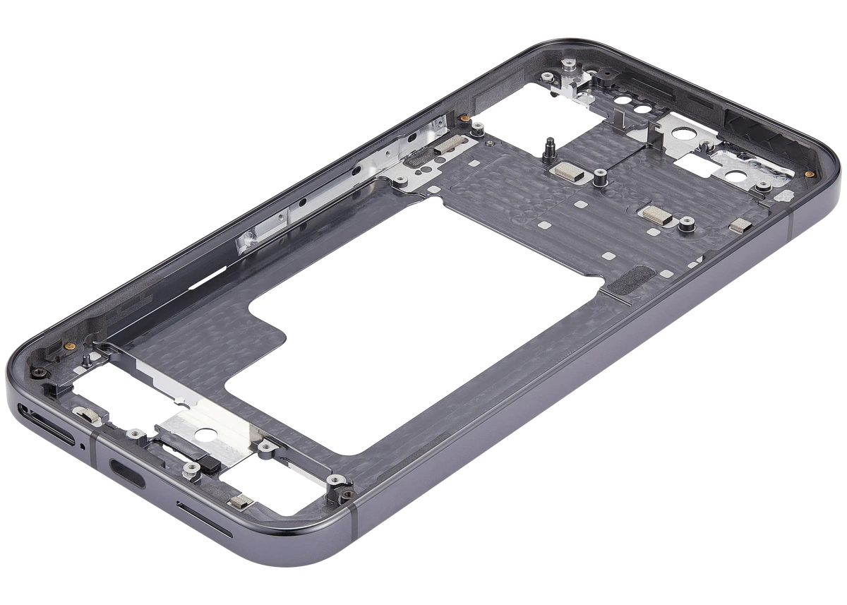 Mid-Frame Housing For Google Pixel 9 Pro XL (US Version) (Obsidian) - repair component alternate view