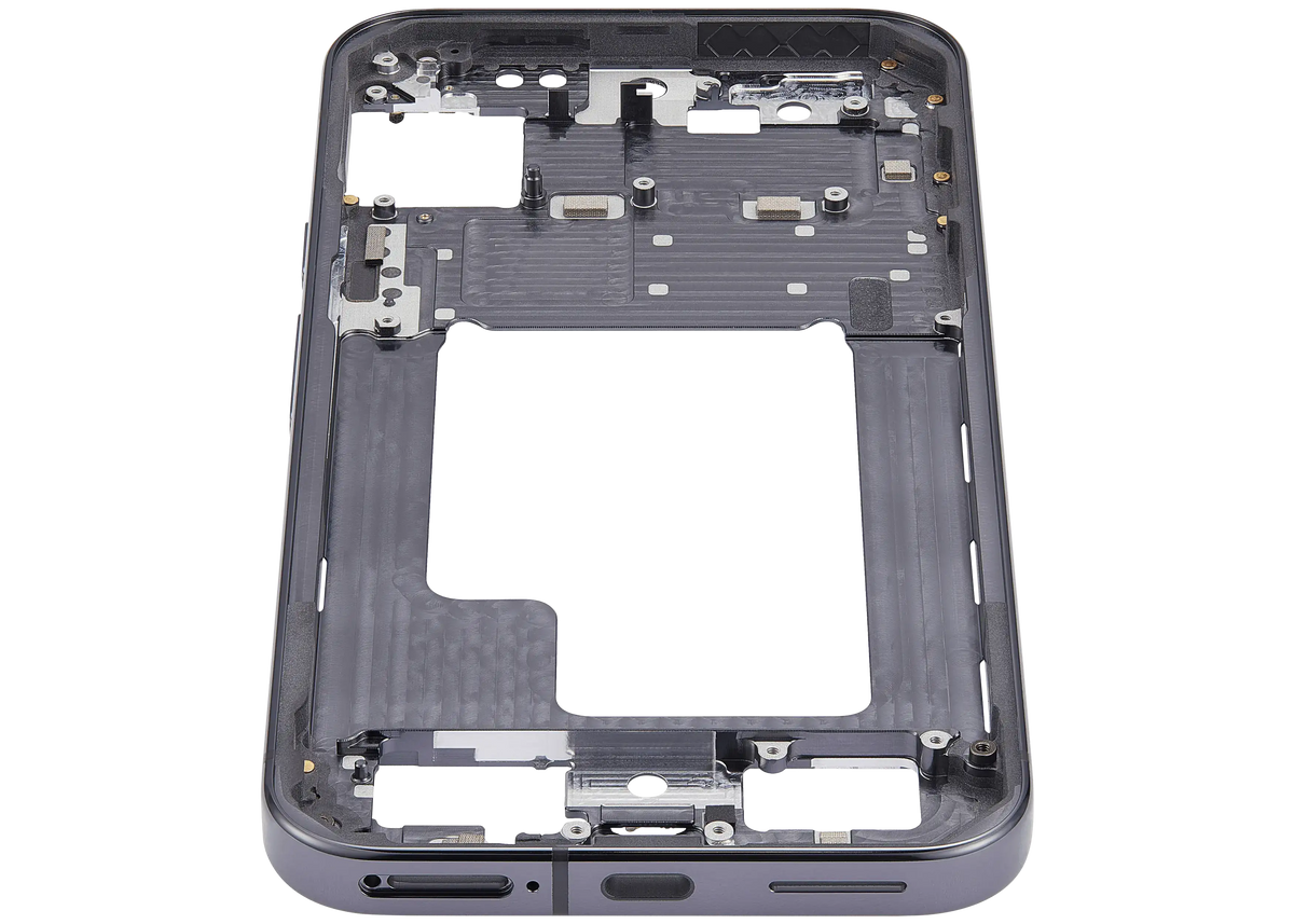 Mid-Frame Housing For Google Pixel 9 Pro XL (US Version) (Obsidian) - replacement component detail view