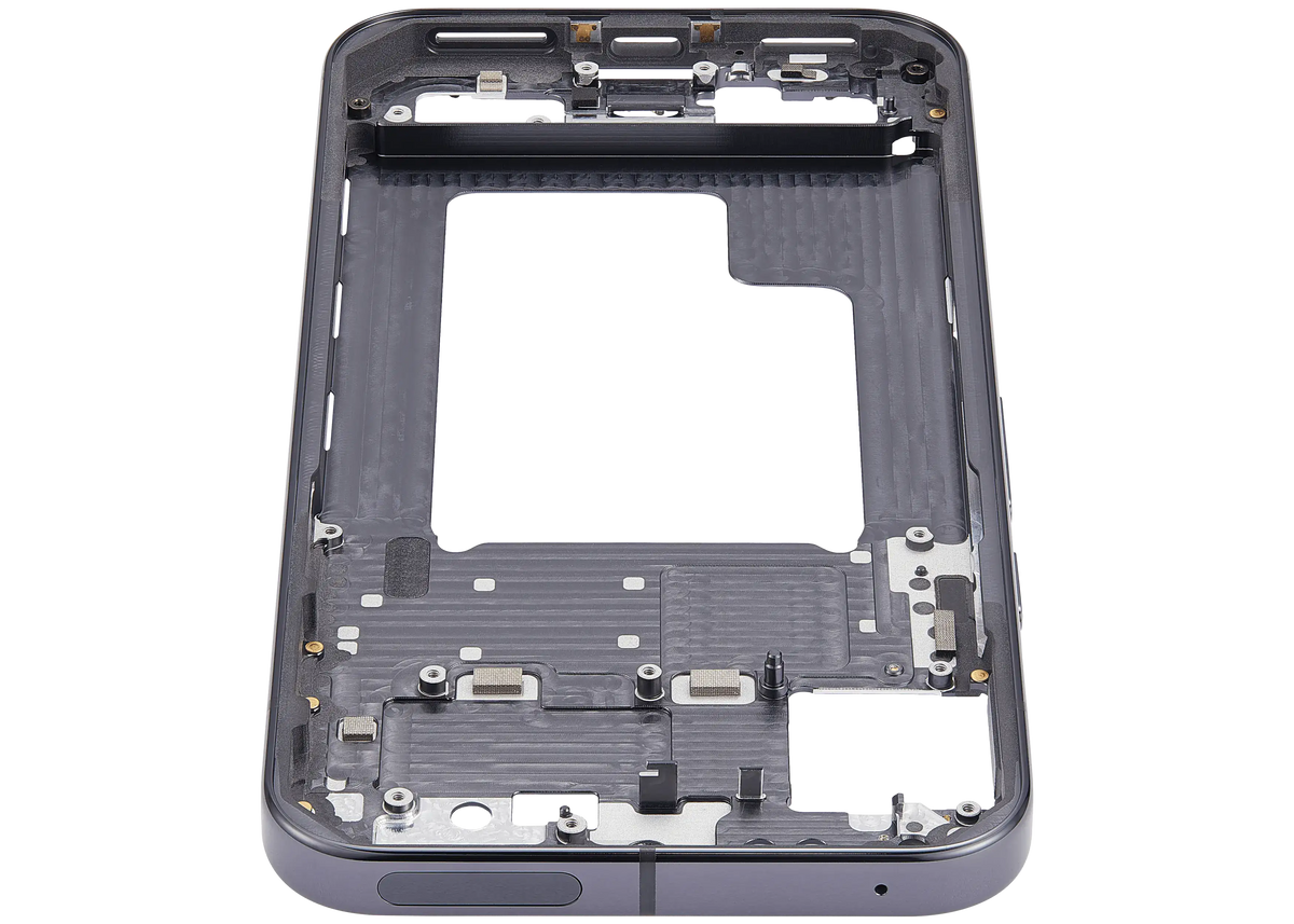Mid-Frame Housing For Google Pixel 9 Pro XL (US Version) (Obsidian) - phone repair part close-up