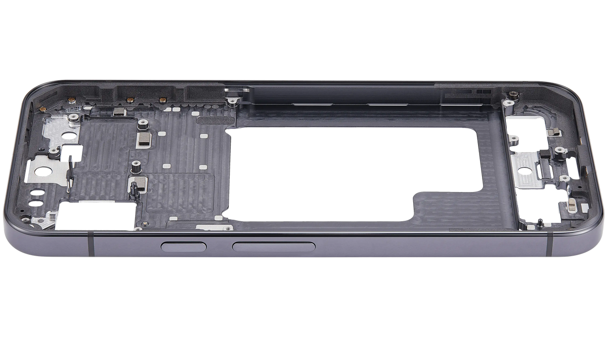 Mid-Frame Housing For Google Pixel 9 Pro XL (US Version) (Obsidian) - replacement part additional angle
