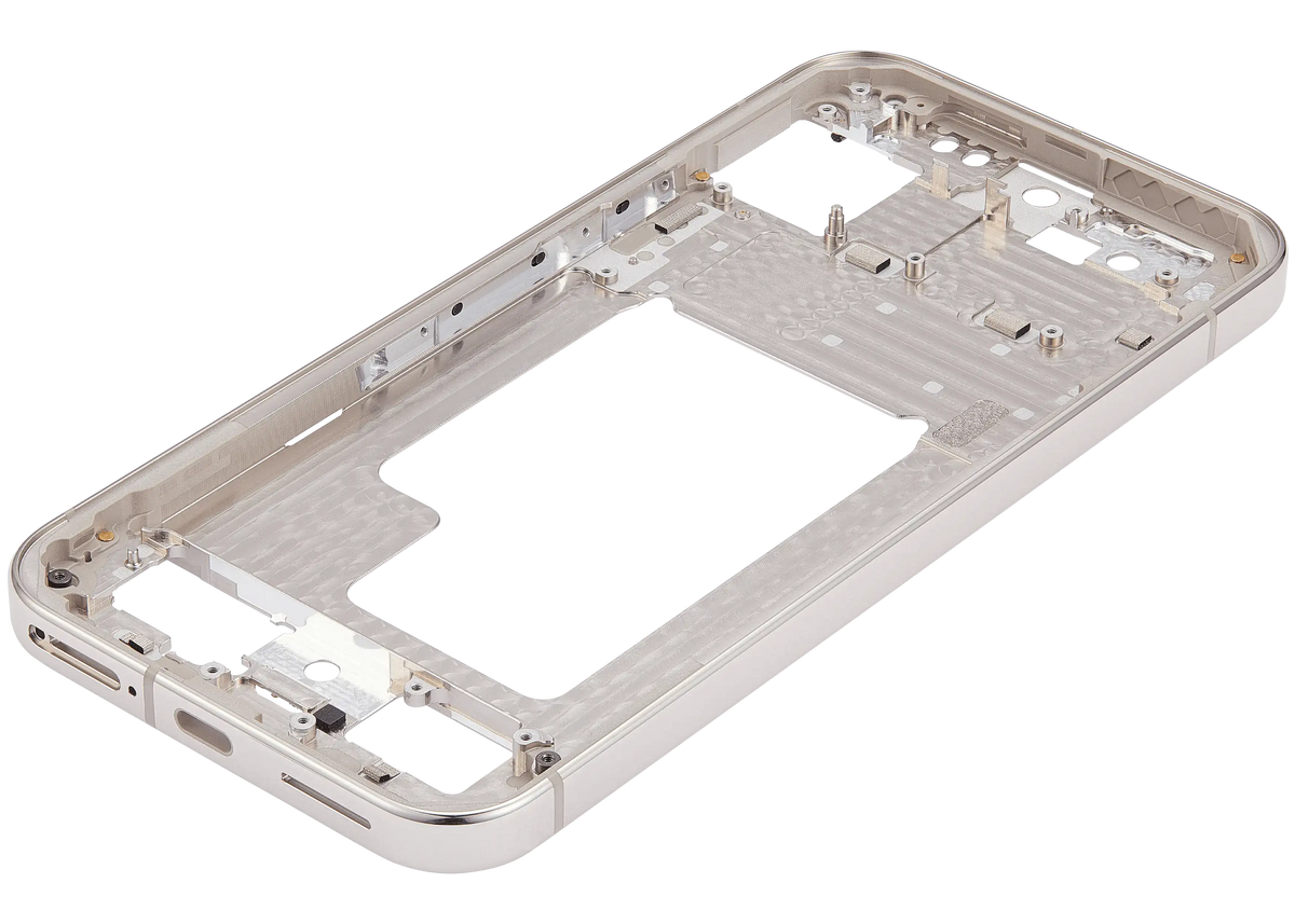 Mid-Frame Housing For Google Pixel 9 Pro XL (US Version) (Porcelain) - repair component alternate view