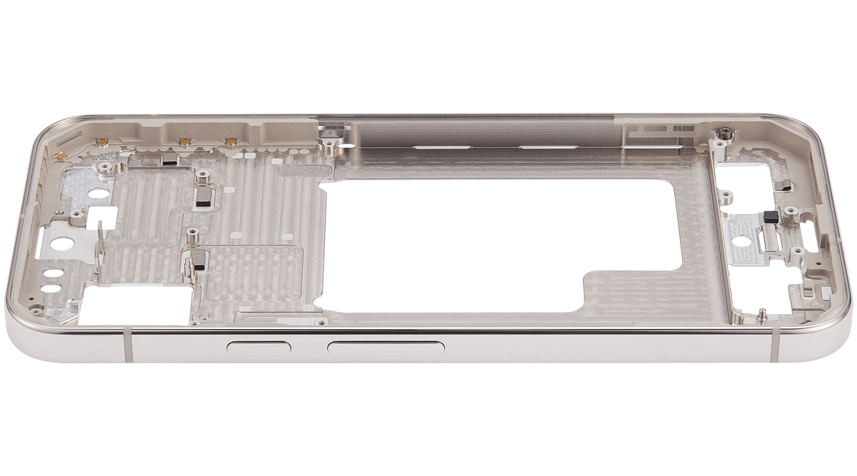 Mid-Frame Housing For Google Pixel 9 Pro XL (US Version) (Porcelain) - replacement part additional angle