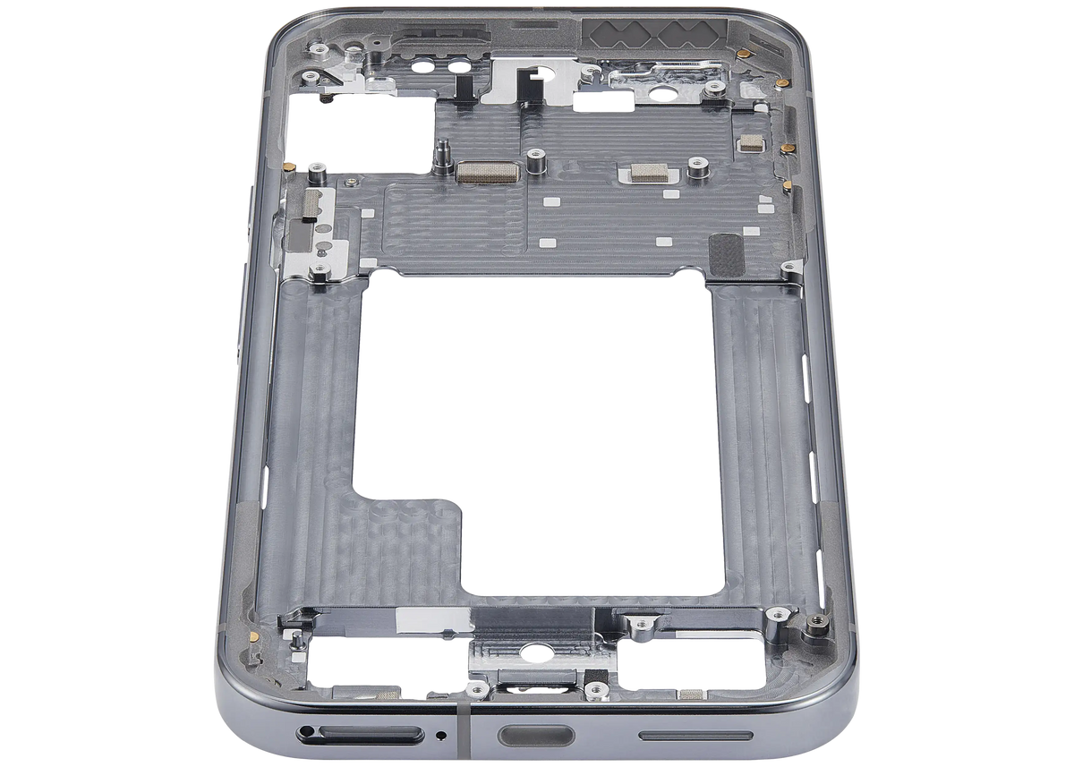 Mid-Frame Housing For Google Pixel 9 Pro XL (US Version) (Hazel) - replacement component detail view