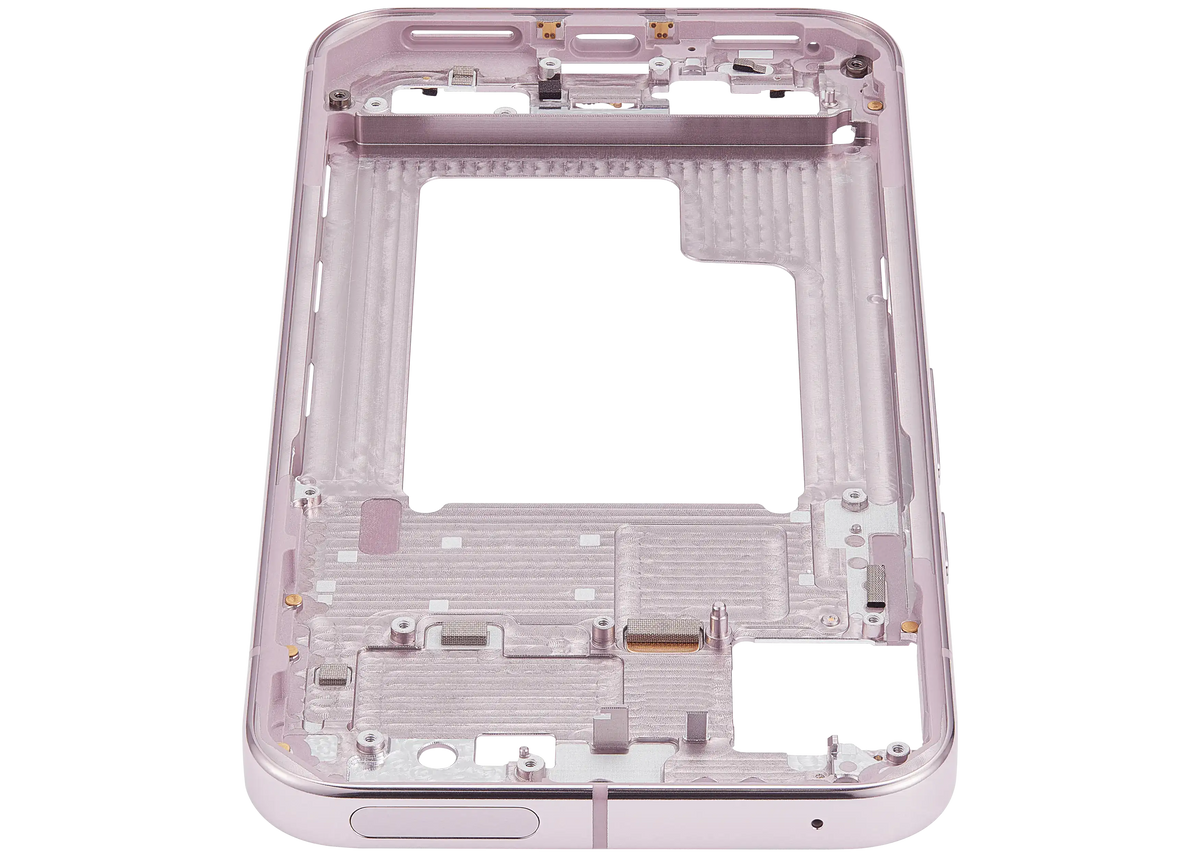 Mid-Frame Housing For Google Pixel 9 Pro XL (US Version) (Rose Quartz) - phone repair part close-up