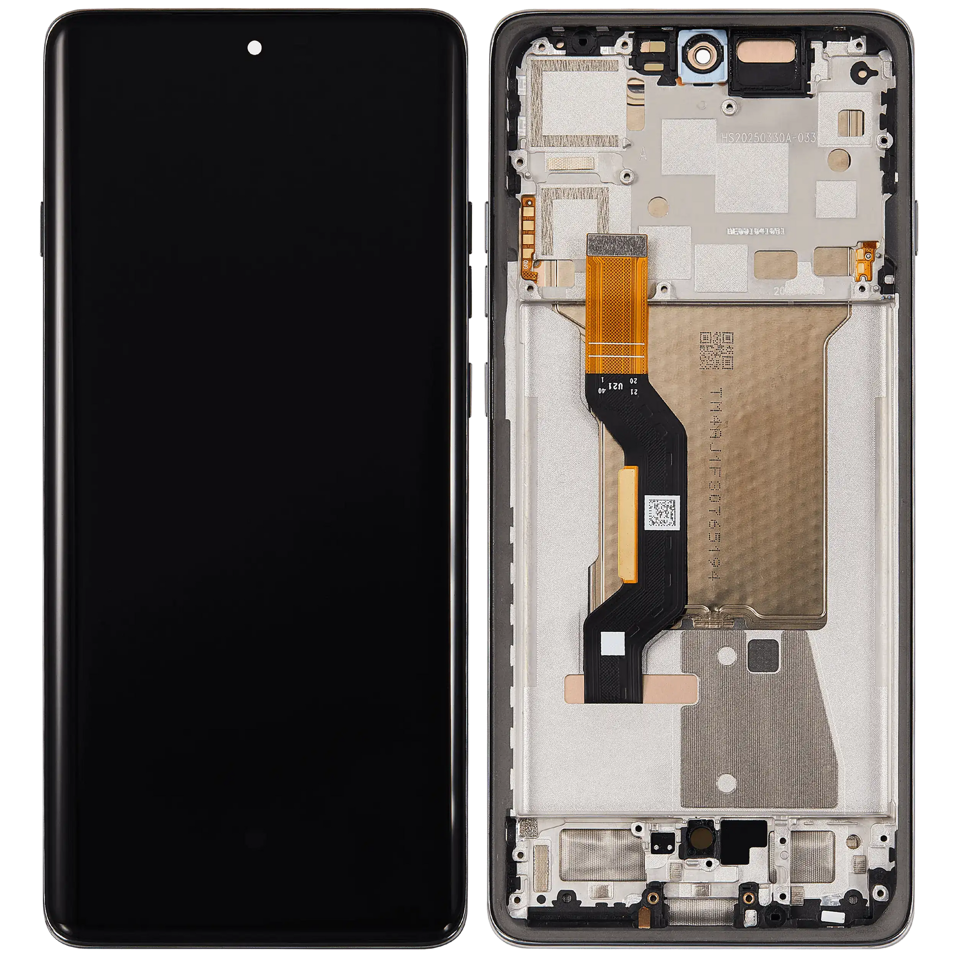 OLED Assembly With Frame For Motorola Edge 60 Pro (XT2507 / 2025) (Refurbished) (Shadow) | SKU 107282225630 | image 7