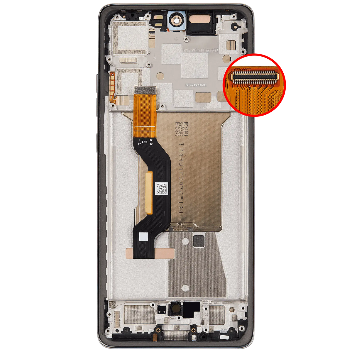 OLED Assembly With Frame For Motorola Edge 60 Pro (XT2507 / 2025) (Refurbished) (Shadow) | SKU 107282225630 | image 9