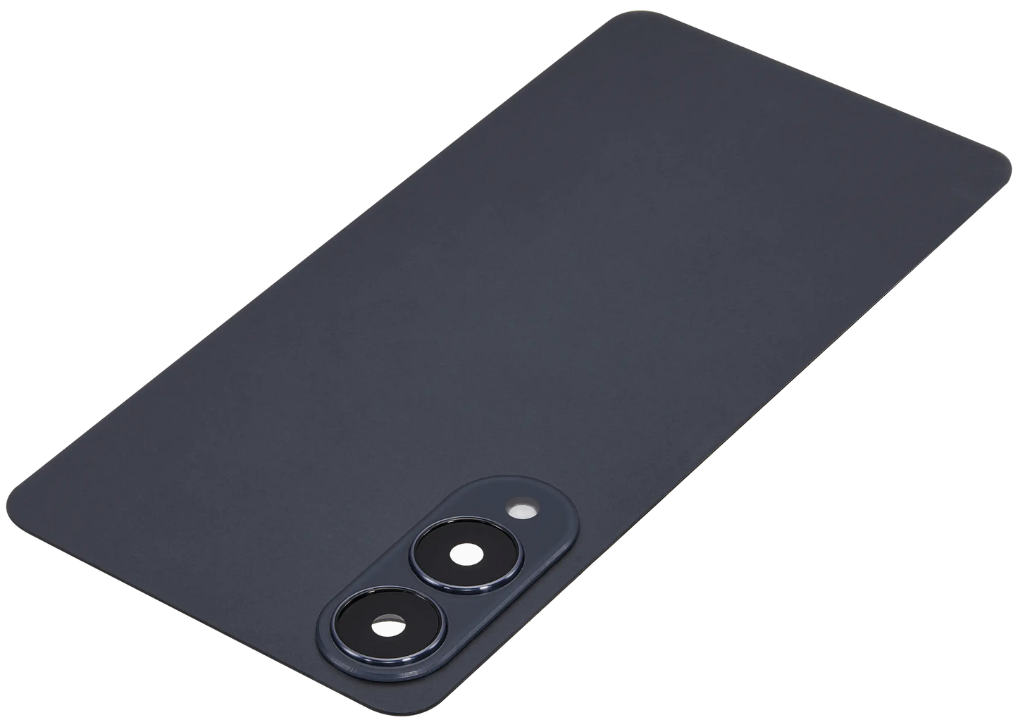 Back Cover Glass With Camera Lens For Samsung Galaxy S25 Edge (No Logo) (Aftermarket Plus) (Titanium Jetblack)