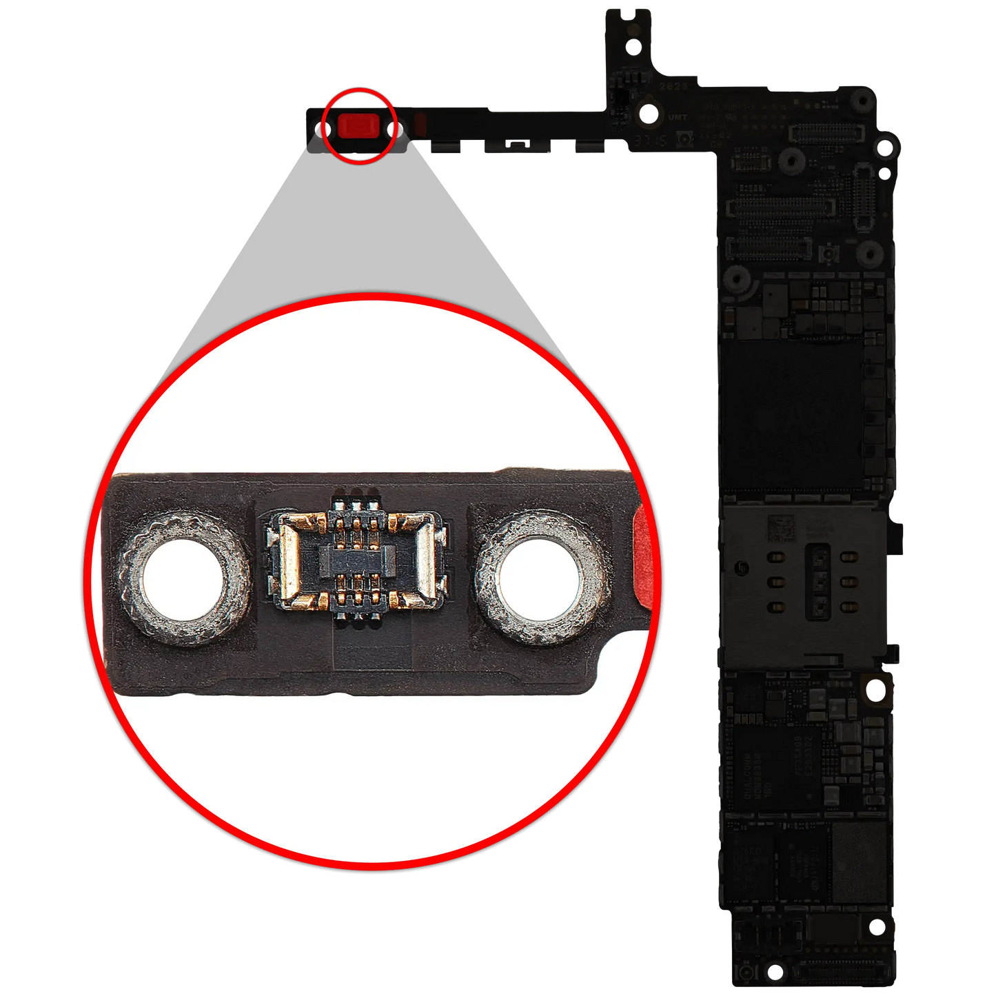Volume Button Flex FPC Connector For iPhone 6S Plus (J4701: 6 Pin)