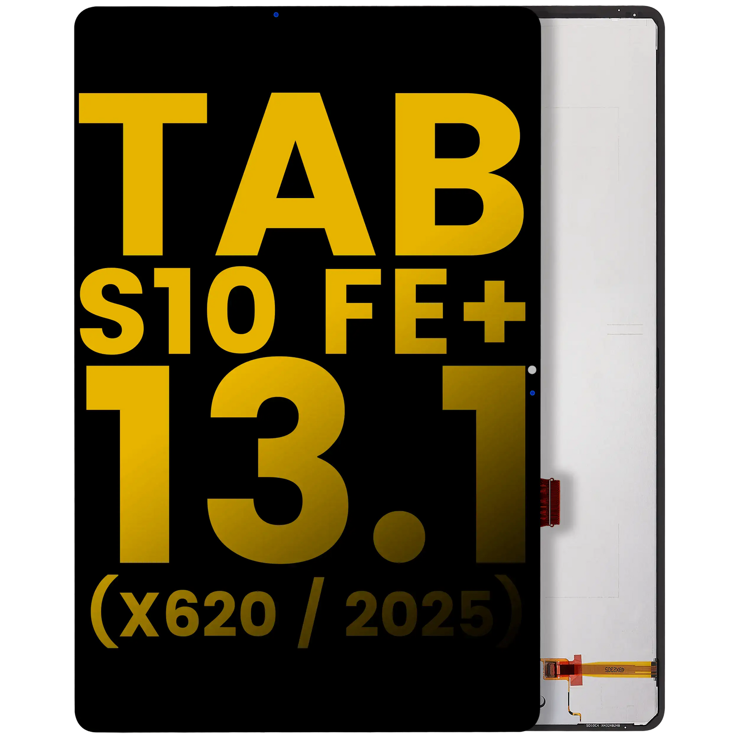 LCD Assembly Without Frame Samsung Galaxy Tab S10 FE Plus 13.1" (X620 / 2025) (Refurbished) (Black) - product image 1