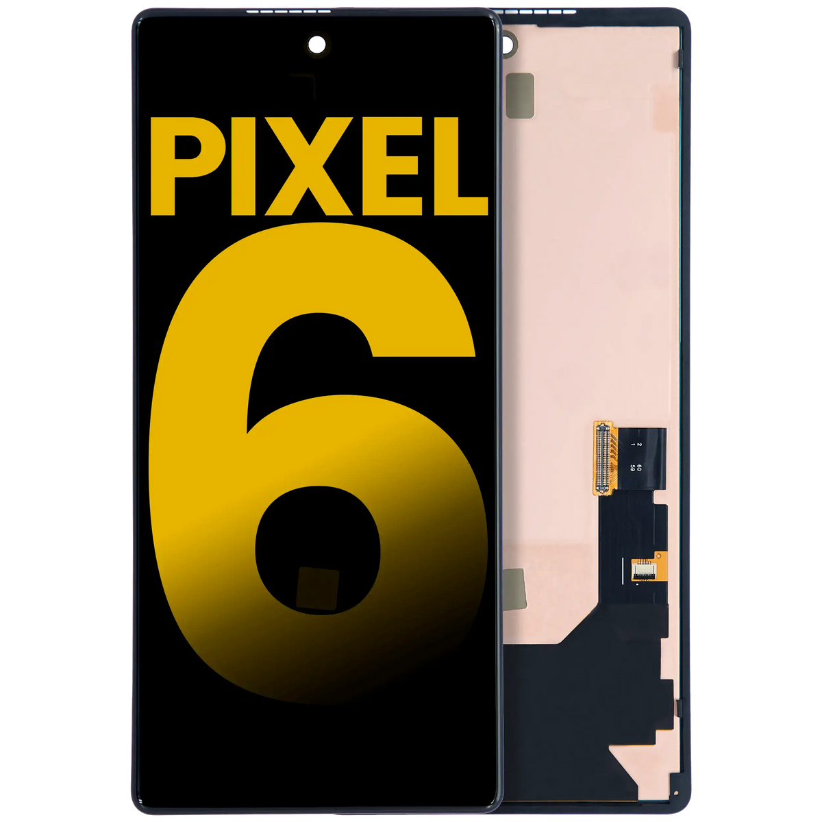 OLED Assembly With Frame (Without Fingerprint Sensor) For Google Pixel 6 (Refurbished) (All Colors) - replacement part product view