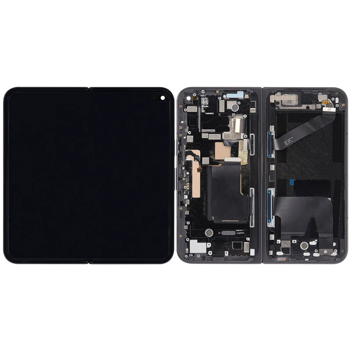 Inner OLED Assembly With Frame For Google Pixel 9 Pro Fold (Refurbished) (Obsidian) - replacement part secondary detail