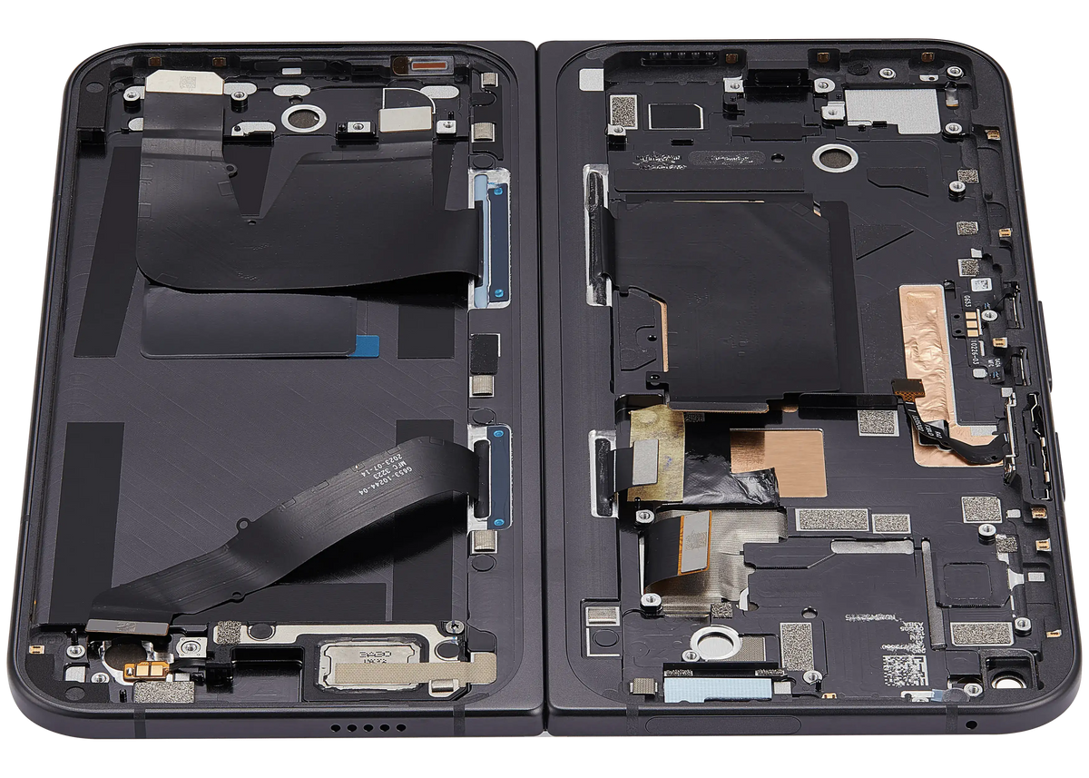 Inner OLED Assembly With Frame For Google Pixel 9 Pro Fold (Refurbished) (Obsidian) - phone repair part close-up