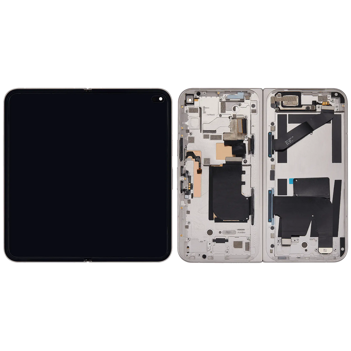 Inner OLED Assembly With Frame For Google Pixel 9 Pro Fold (Refurbished) (Porcelain) - replacement part secondary detail