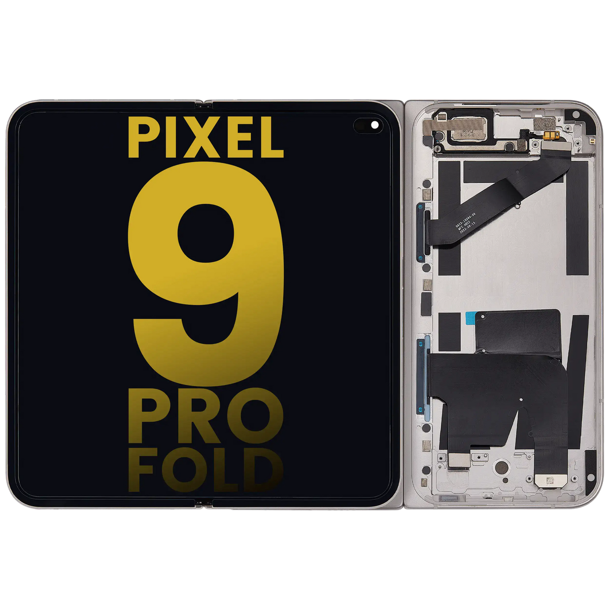 Inner OLED Assembly With Frame For Google Pixel 9 Pro Fold (Refurbished) (Porcelain) - replacement part product view