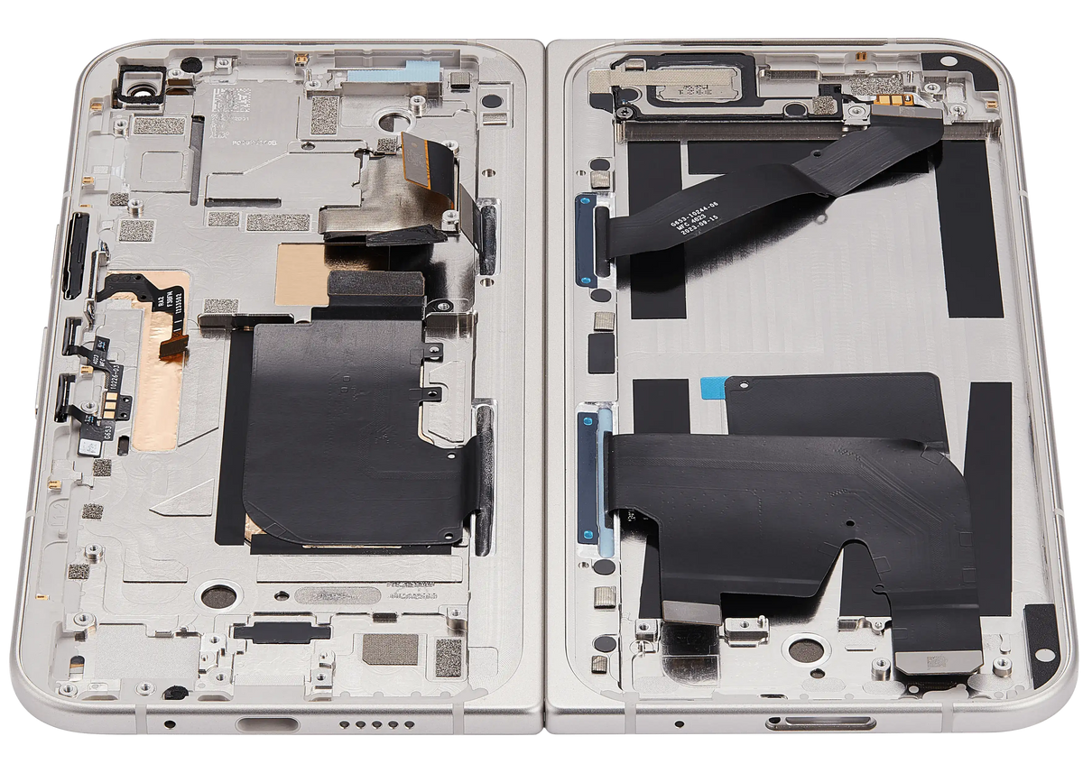 Inner OLED Assembly With Frame For Google Pixel 9 Pro Fold (Refurbished) (Porcelain) - replacement component detail view