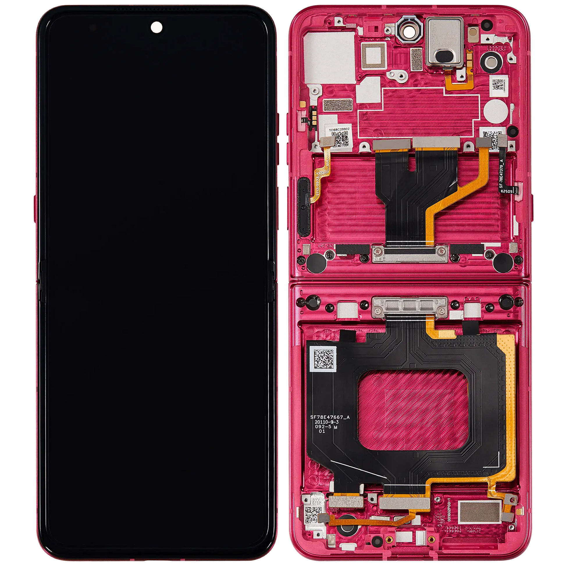 OLED Assembly With Frame For Motorola Razr Ultra 2025 (XT2551 / 2025) / Razr 60 Ultra - Motorola replacement part image 7