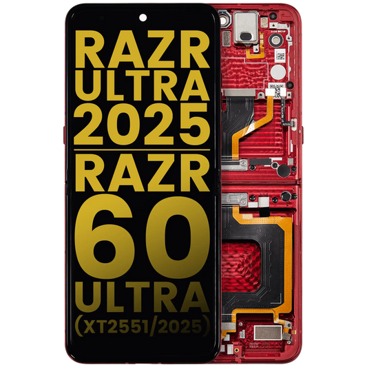 OLED Assembly With Frame For Motorola Razr Ultra 2025 (XT2551 / 2025) / Razr 60 Ultra - Motorola replacement part image 1