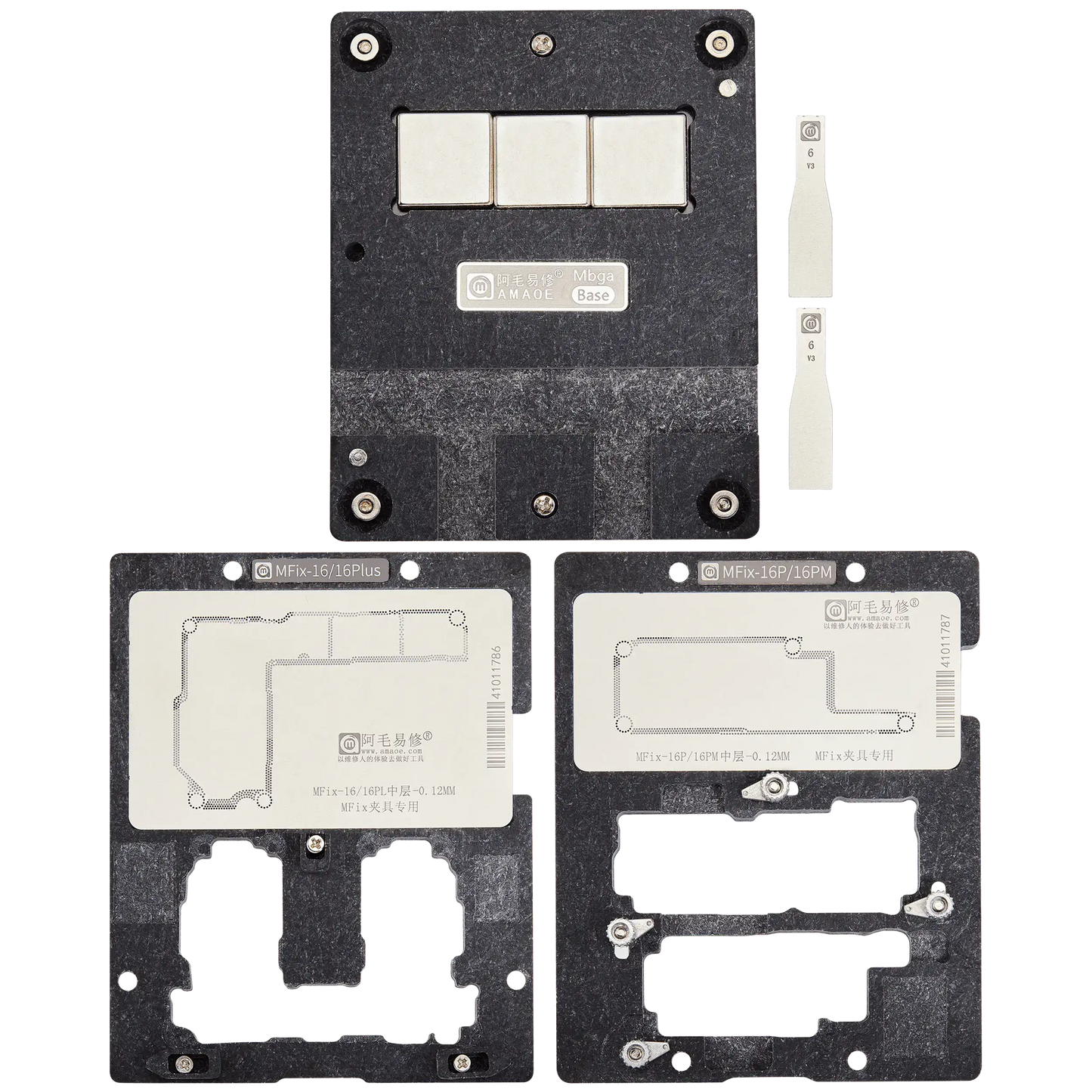 MFix-16 Series Mbga Motherboard Middle Layer BGA Reballing Platform For iPhone 16 Series (Amaoe)