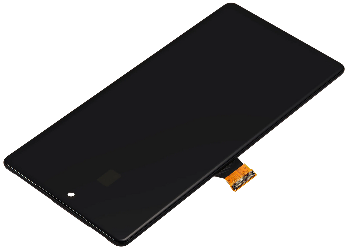 OLED Assembly With Frame (With Fingerprint Sensor) For Google Pixel 6A (Refurbished) (All Colors) - phone repair part close-up